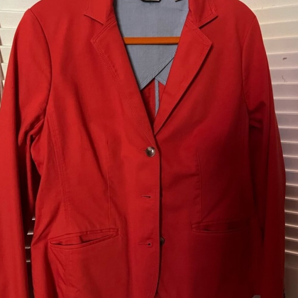 L.L Bean Cotton Blazer